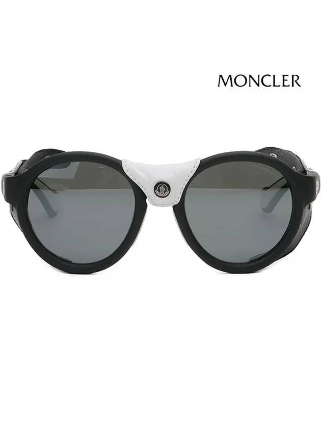 Sunglasses ML0046 02C Leather Strap Mirror - MONCLER - BALAAN 3