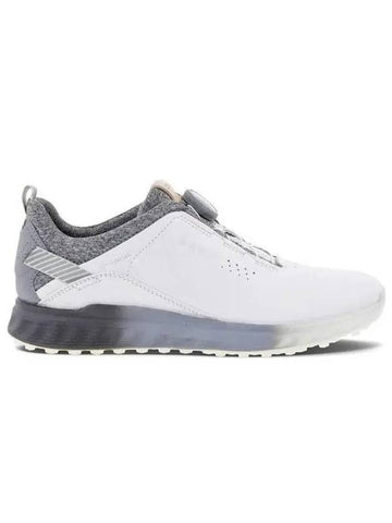 Three Boa Fit Gore-Tex Spikeless White Gray - ECCO - BALAAN 1