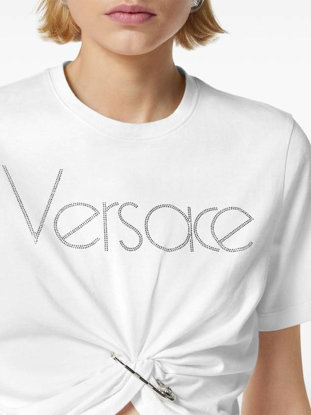 short sleeve t-shirt 1015303 1A108462W210 - VERSACE - BALAAN 4