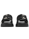 Flash Padded Nylon Slippers Black - BOTTEGA VENETA - BALAAN.