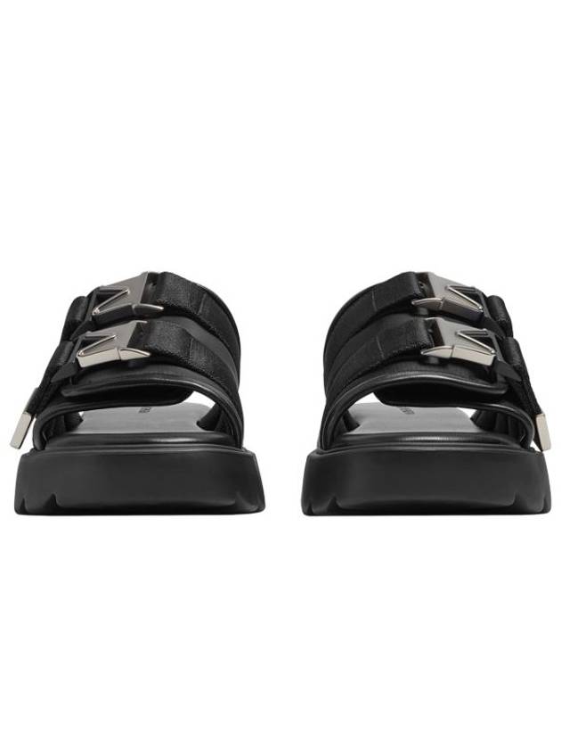 Flash Padded Nylon Slippers Black - BOTTEGA VENETA - BALAAN.