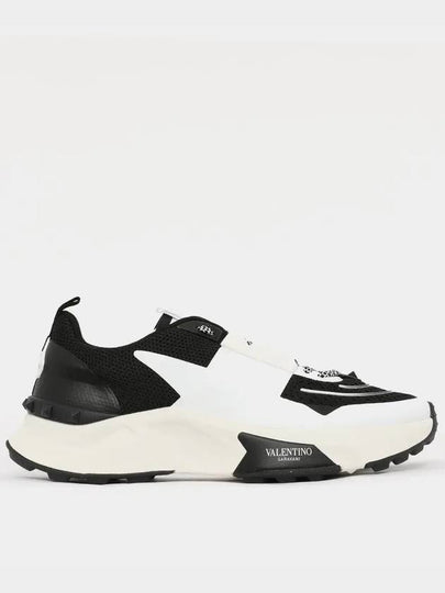 True Act Low-Top Sneakers White Black - VALENTINO - BALAAN 2