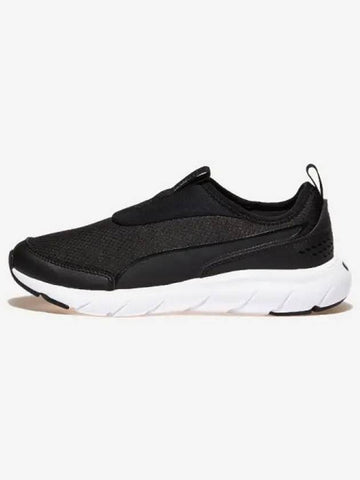 Shoes Sneakers Running Soft Ride Flex Slip On Wide Black White - PUMA - BALAAN 1