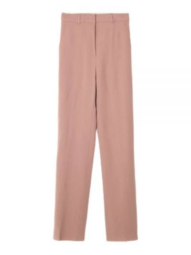 Quasar Virgin Wool Straight Pants Pink - MAX MARA - BALAAN 2