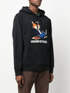 Dressed Fox Print Relaxed Fit Hoodie Black - MAISON KITSUNE - BALAAN 4