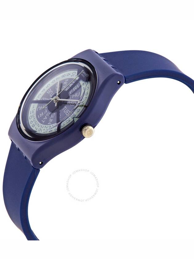 Swatch Monthly Drops Quartz Blue Dial Unisex Watch GN727 - SWATCH - BALAAN 2