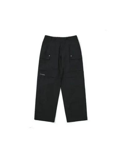 KODAK Apparel semi wide fit string cargo pants BLACK - KODO - BALAAN 1