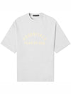 Heavy Jersey Crew Neck Short Sleeve T-Shirt Light Heather Grey - FEAR OF GOD ESSENTIALS - BALAAN 1