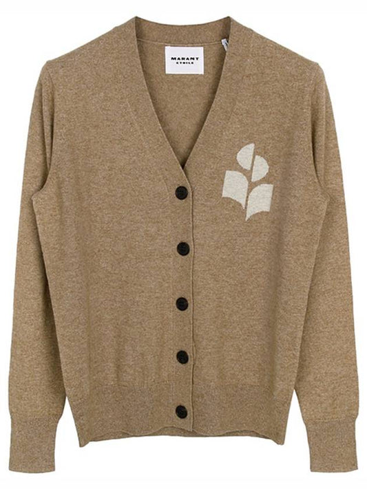 Karin Cotton Cardigan Camel - ISABEL MARANT ETOILE - BALAAN 2