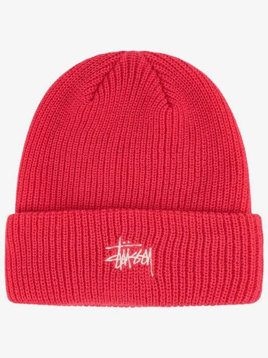 Stussy Basic Cuff Beanie Hot Pink 1321019 - STUSSY - BALAAN 1