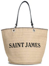 Carrier Tote Bag Ecru Noir - SAINT JAMES - BALAAN 1