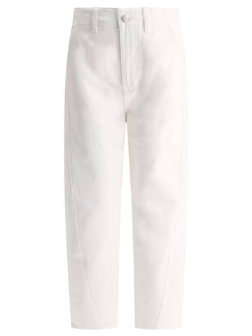 Denim Pants AKERMANSNW747OPTICWHITE - STUDIO NICHOLSON - BALAAN 1