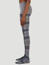 Thom Browne Tartan tartan waistband logo tights - THOM BROWNE - BALAAN 3