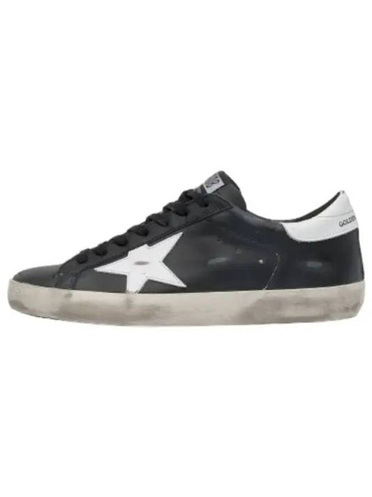 Superstar White Tab Sneakers Black - GOLDEN GOOSE - BALAAN 1