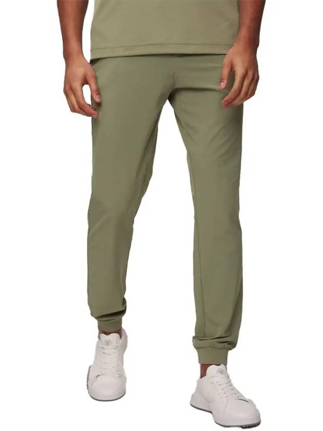 Genuine Men s Cuff Jogger Pants Oil Green GMPA09667 M311 - J.LINDEBERG - BALAAN 3