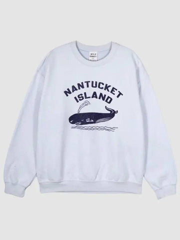 Unisex Nantucket Whale Sweatshirt FG EXTSTRWASSKY 271907 1141153 - WILD DONKEY - BALAAN 1