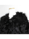 Dolce Gabbana black lamb half coat 55 66 - DOLCE&GABBANA - BALAAN 4