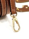 Brown gold plated same day bag strap Le Pliage compatible reform pouch women s mini cross with hook - LONGCHAMP - BALAAN 4