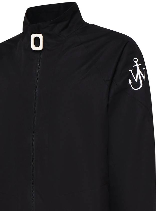 Logo Print Zip-up Track Jacket Black - JW ANDERSON - BALAAN 3