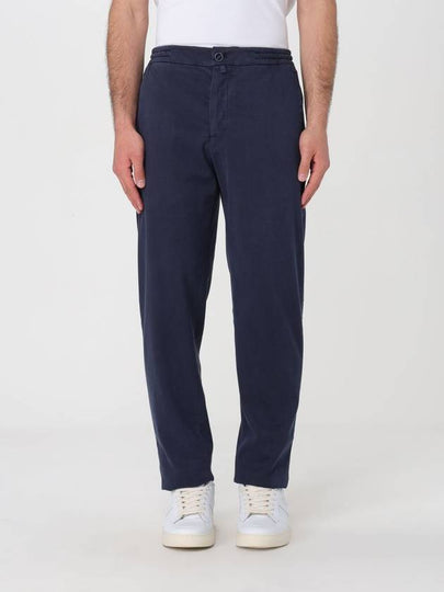 SS24 pants in lyocell blend UPLACK0607D07 07NAVY - KITON - BALAAN 2