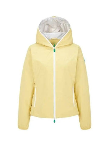 STELLA hooded jacket yellow - SAVE THE DUCK - BALAAN 1