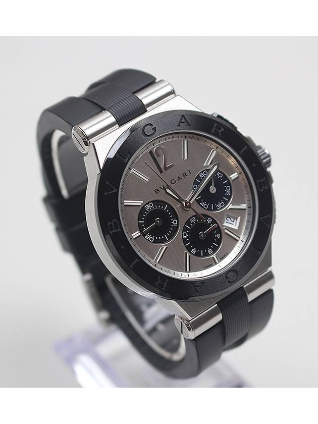 New Diagono Silver Edition Chrono Ceramic Bezel Automatic 42mm - BVLGARI - BALAAN 4