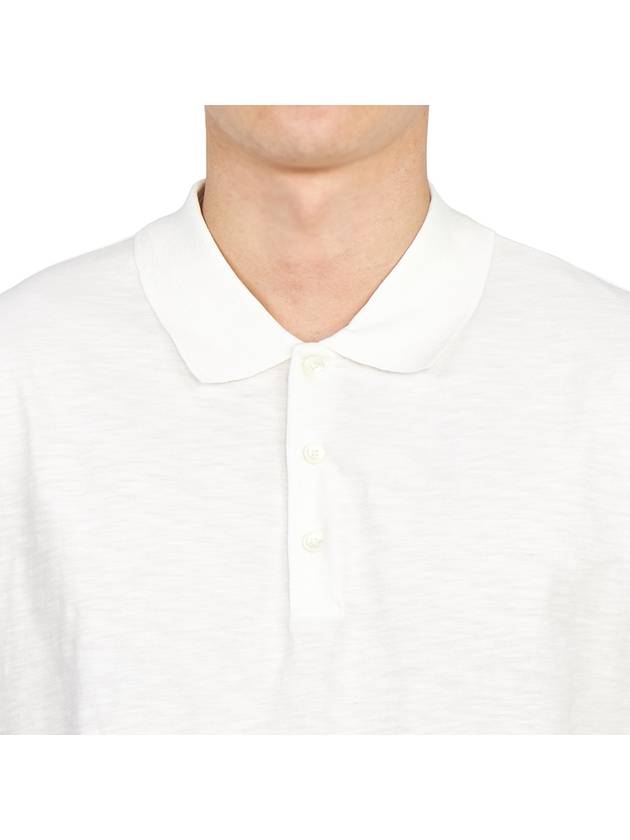 Bronn Cotton Short Sleeve Polo Shirt White - THEORY - BALAAN 7