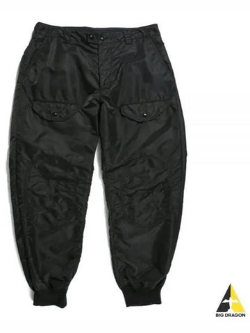 Airborne Pant A Black PC Satin 24S1F035 OR358 SV079 Pants - ENGINEERED GARMENTS - BALAAN 1