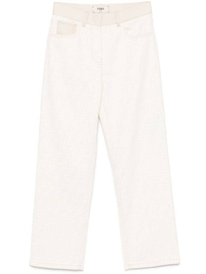 FF Long Jeans White - FENDI - BALAAN 2