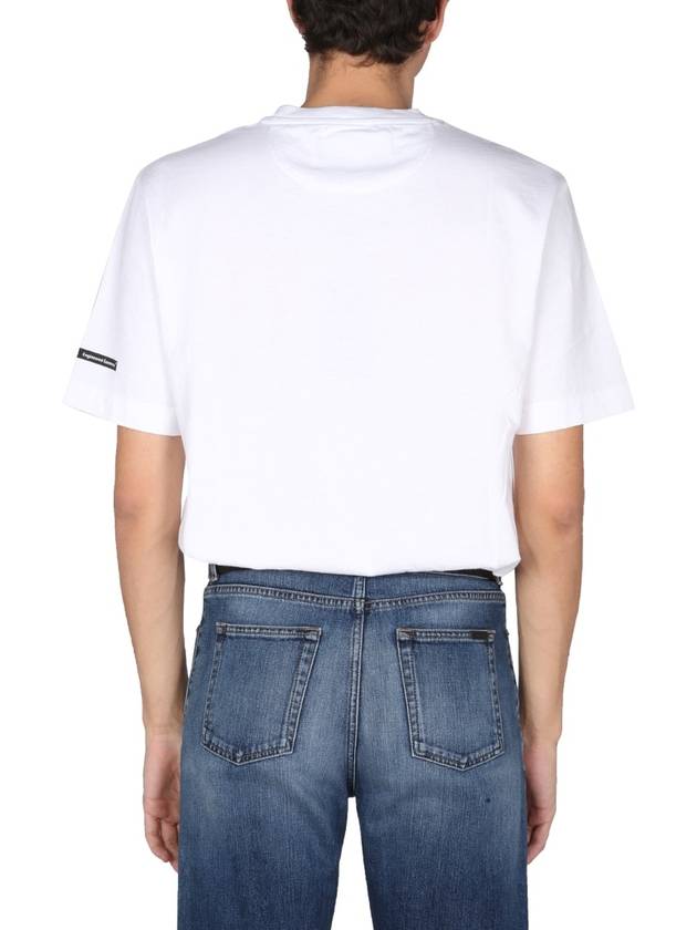 Print Short Sleeve T-Shirt White - BARBOUR - BALAAN 4