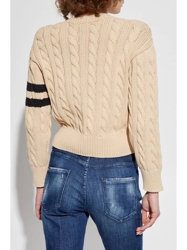 Dsquared2 Sweater With Pocket, Women's, Beige - DSQUARED2 - BALAAN 4