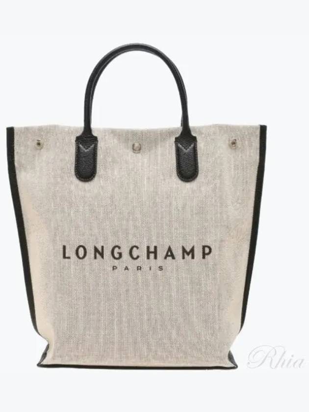 Roseau L Tote Bag Black - LONGCHAMP - BALAAN 2