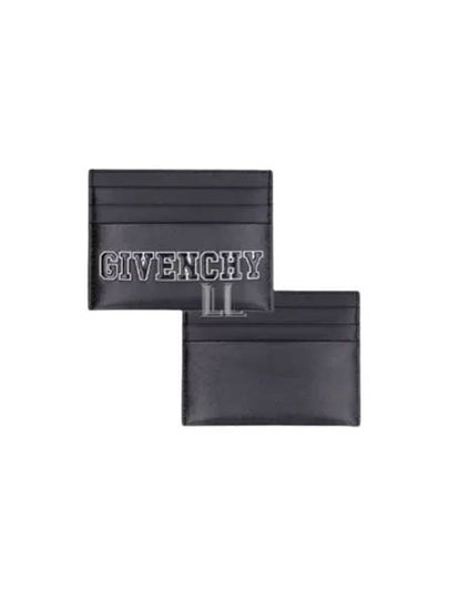 Embossed Logo Card Wallet Black - GIVENCHY - BALAAN 2