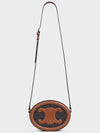 Coeur Triomphe Oval Mini Bag Tan - CELINE - BALAAN 5