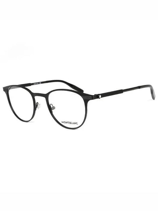 Eyewear Round Metal Eyeglasses Black - MONTBLANC - BALAAN 1