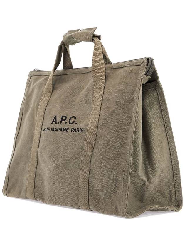 Recuperation Gym Cotton Tote Bag Green - A.P.C. - BALAAN 4