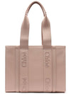 Woody Medium Tote Bag Pink - CHLOE - BALAAN 2