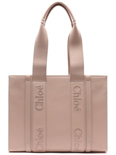 Woody Medium Tote Bag Pink - CHLOE - BALAAN 2