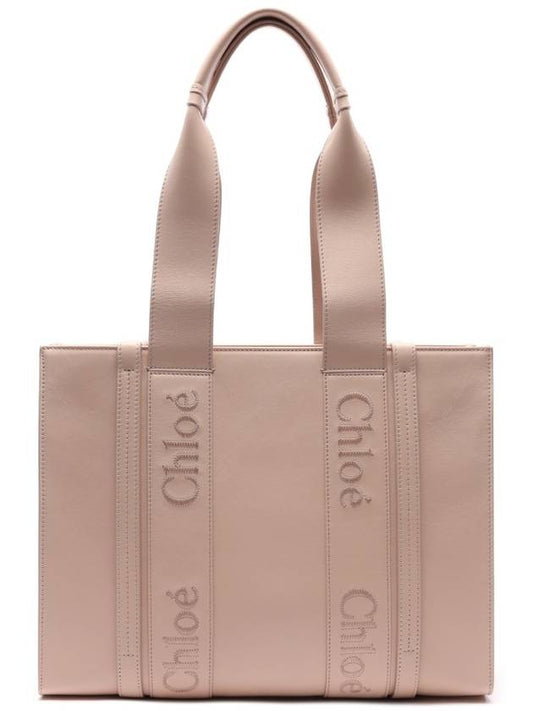 Woody Medium Tote Bag Pink - CHLOE - BALAAN 2