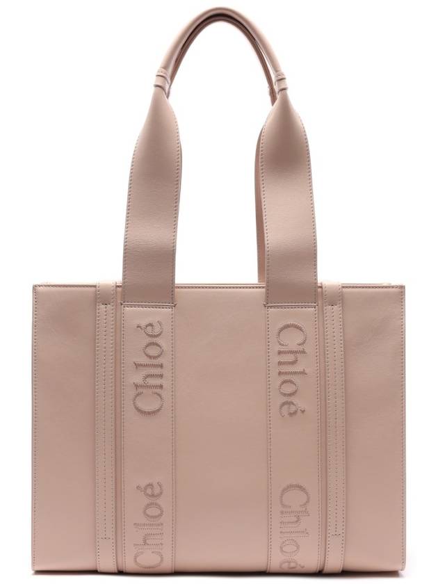 Woody Medium Tote Bag Pink - CHLOE - BALAAN 3