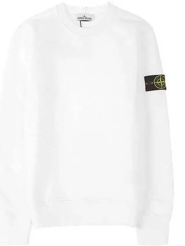 Wappen Patch Crewneck Sweatshirt White - STONE ISLAND - BALAAN 2