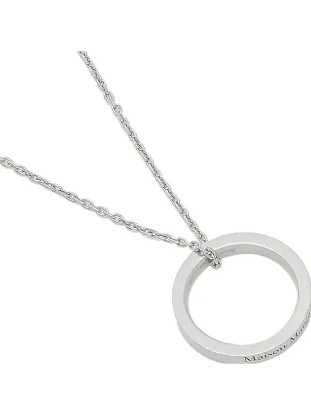 Ring Pendant Necklace Silver - MAISON MARGIELA - BALAAN 3