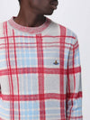 Madras Check Cotton Blend Knit Top - VIVIENNE WESTWOOD - BALAAN 4