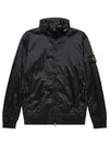 Men's Logo Patch Nylon Metal Zip-up Jacket Black - STONE ISLAND - BALAAN 2