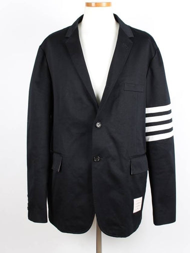 diagonal armband blazer - THOM BROWNE - BALAAN 1