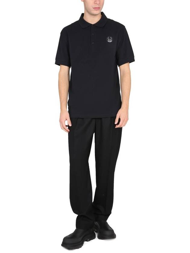 Fred Perry X Raf Simons Polo With Logo - FRED PERRY - BALAAN 2