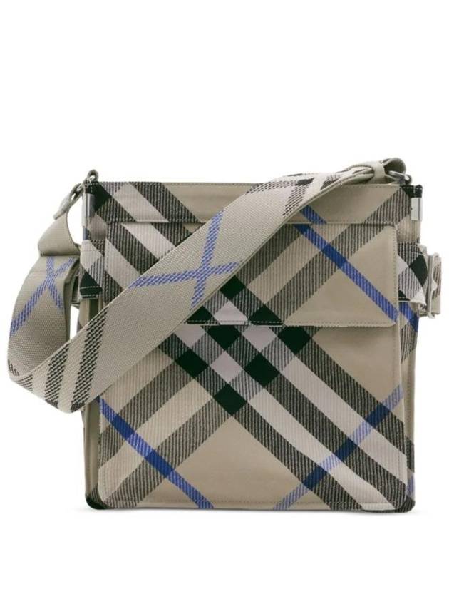 Trench Check Small Tote Bag Lichen - BURBERRY - BALAAN 1