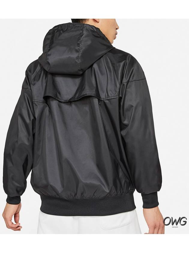 Men's Sportswear Windrunner Woven Windbreaker Black - NIKE - BALAAN 3