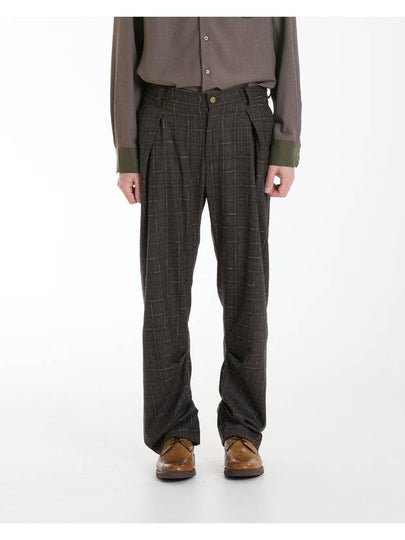 Men's Hippies Pleated Pants Saul Brown - WHYSOCEREALZ - BALAAN 2