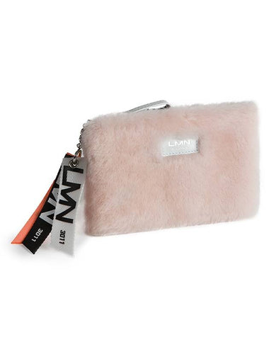 Merino Mustang Pouch Clutch Bag Baby Pink - LMN3011 - BALAAN 1